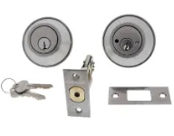 Carbine Australia Commercial Double Cylinder 6 pin Deadbolt 60/70mm backset - Stainless Steel & Matte Black