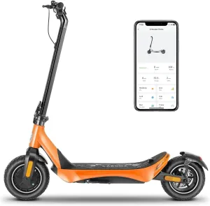 Caroma Electric Scooter, Peak 850W Powerful Motor, 30 Miles Long Range and 36 MPH Top Speed, Turn Signal & Cruise Control, Folding Electric Scooter Adults with Wide Pneumatic Wheel