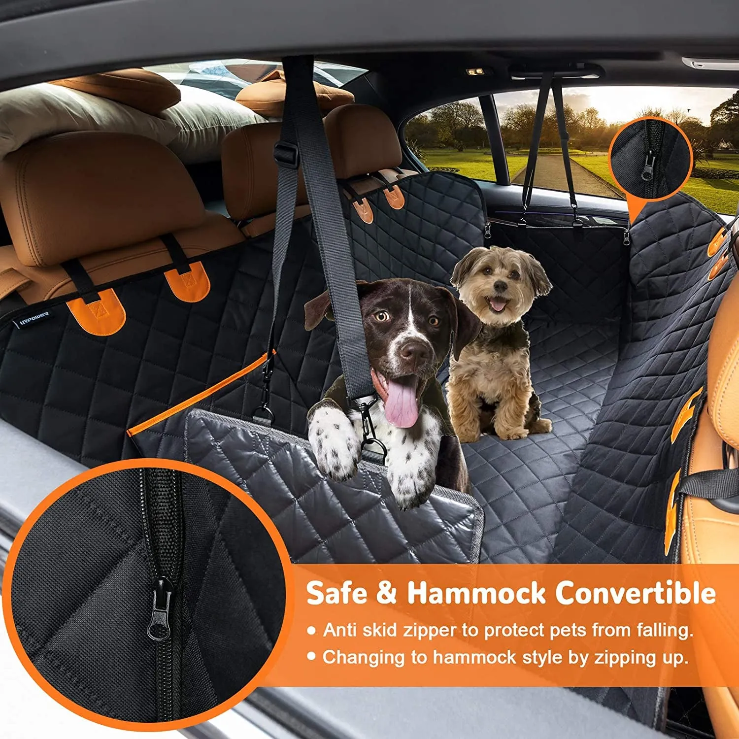 Carriers and Travel Crates - Waterproof Dog Car Seat Hammock