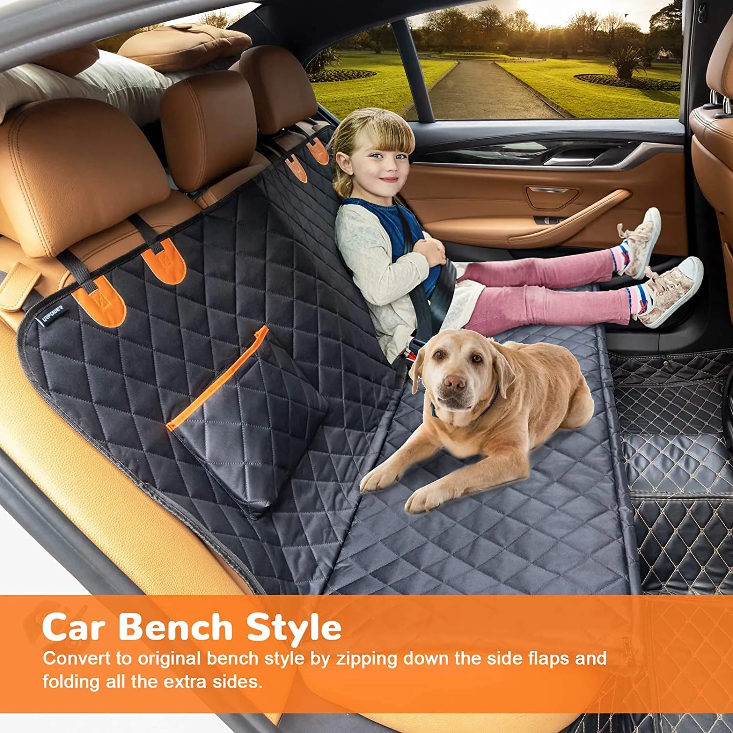 Carriers and Travel Crates - Waterproof Dog Car Seat Hammock