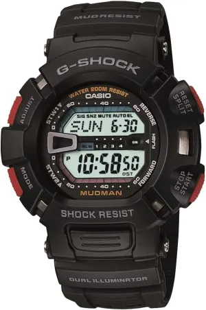 Casio G-Shock Mudman Super Dual Illuminator Men's Quartz 52mm Digital Watch G9000-1V