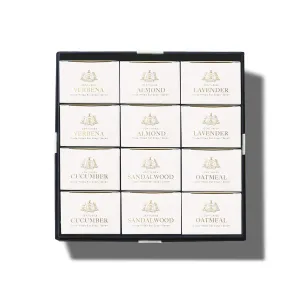 Caswell-Massey Natural Bar Soap Gift Set – Centuries Collection 6 Scent - Plant-Based Formula with Essential Oils - Made in USA – Moisturizing Triple-Milled Body Soap Bars for Men & Women, 12 x 5.8 oz