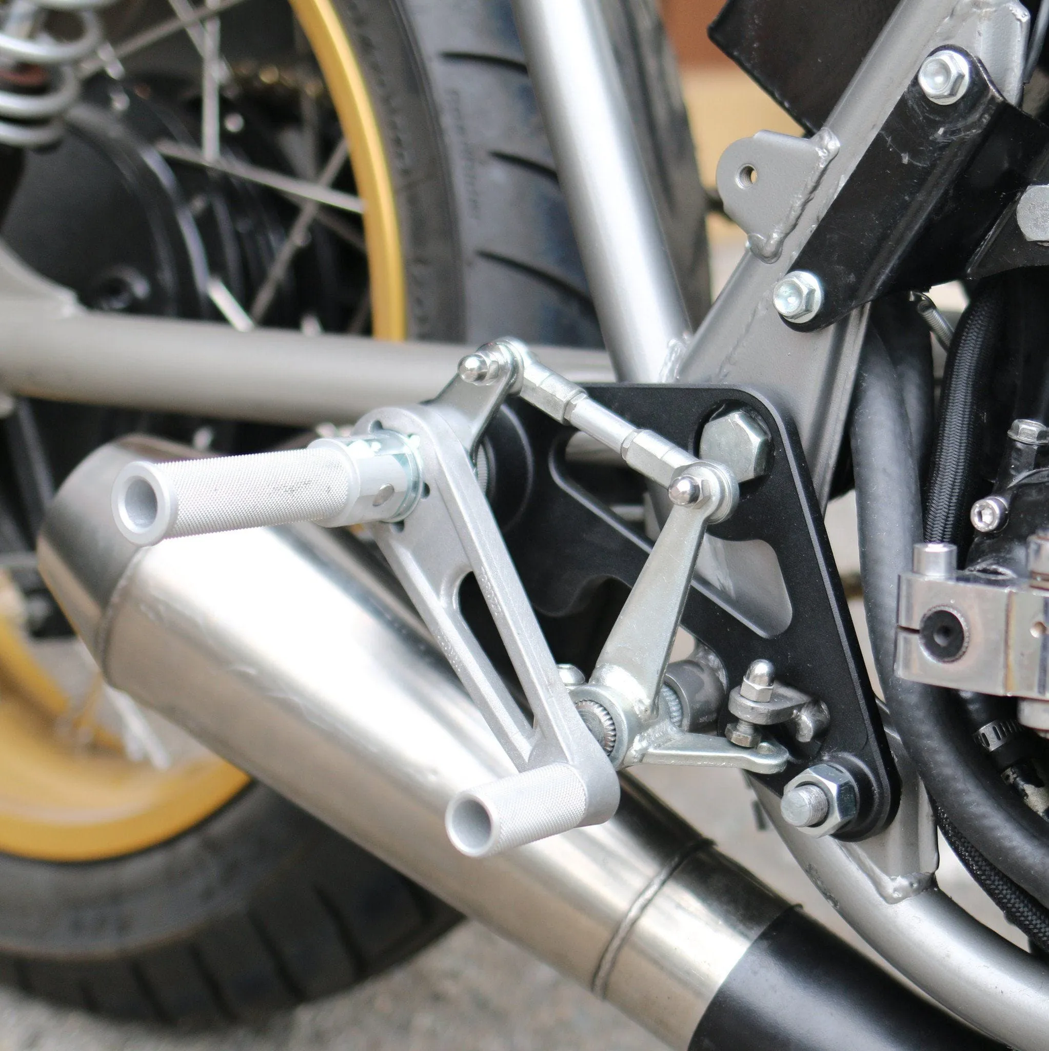 CB750 1969-1978 Billet Aluminum Rearset Brackets