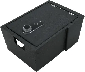 Center Console Gun Safe Vault - WASAI Console Lock Box Compatible with Lincoln Aviator 2019-2025, Fingerprint Lock with Key.