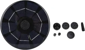 CHICIRIS Fountain Pump, Solar Fountain Pump, 4.5V 3.0W Home Decoration Pond Fish Open Air Playground Aquarium