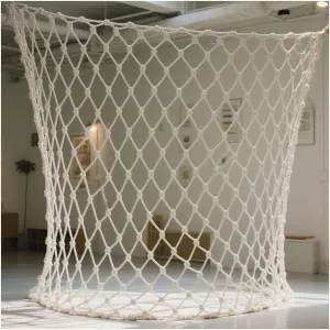 Climbing Frame Net for Adult Outdoor,Heavy Duty Climbing Cargo Net,Playground Safety Climbing Net,Secure & Durable Rope Ladder,Balcony Fence,100x200cm