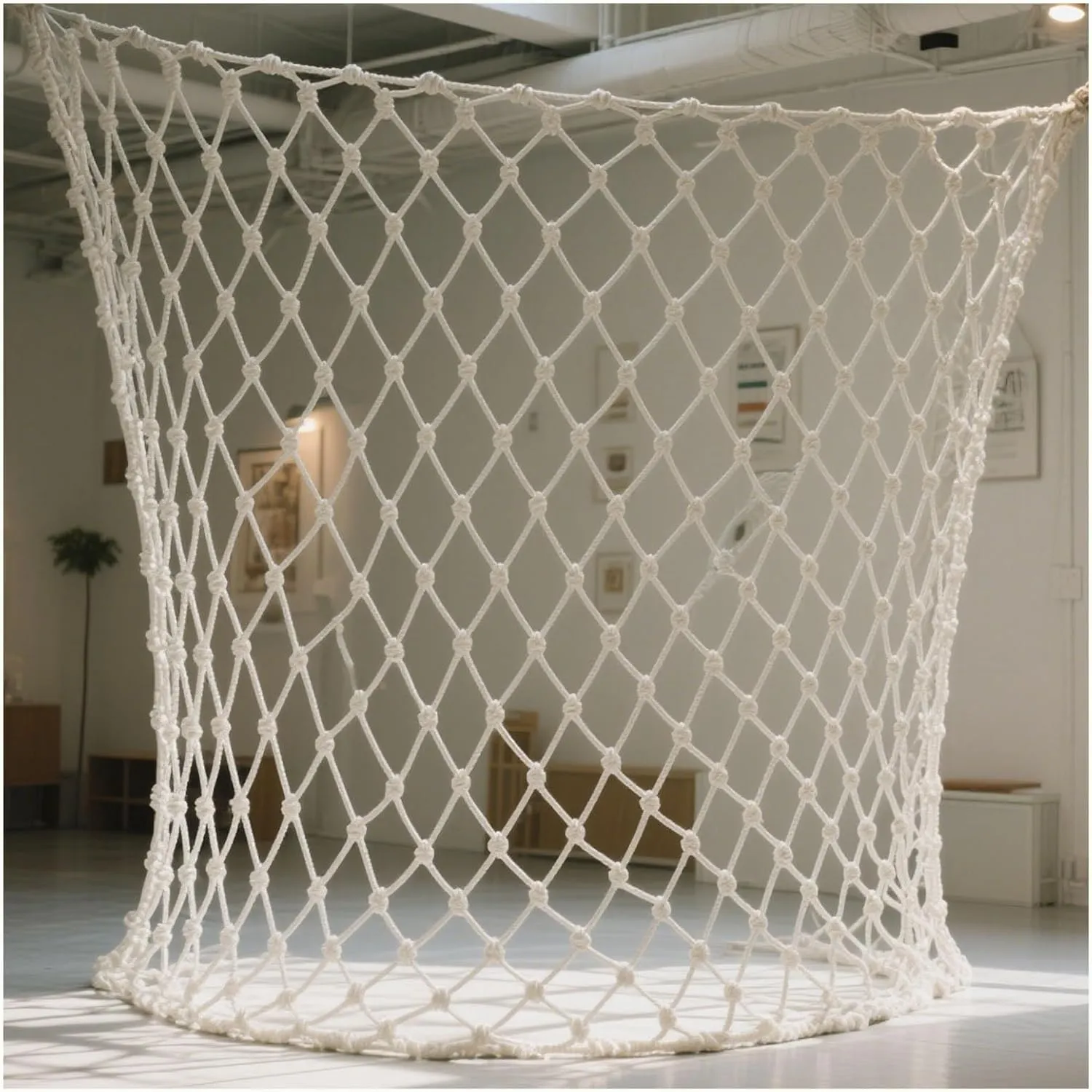 Climbing Frame Net for Adult Outdoor,Heavy Duty Climbing Cargo Net,Playground Safety Climbing Net,Secure & Durable Rope Ladder,Balcony Fence,100x200cm