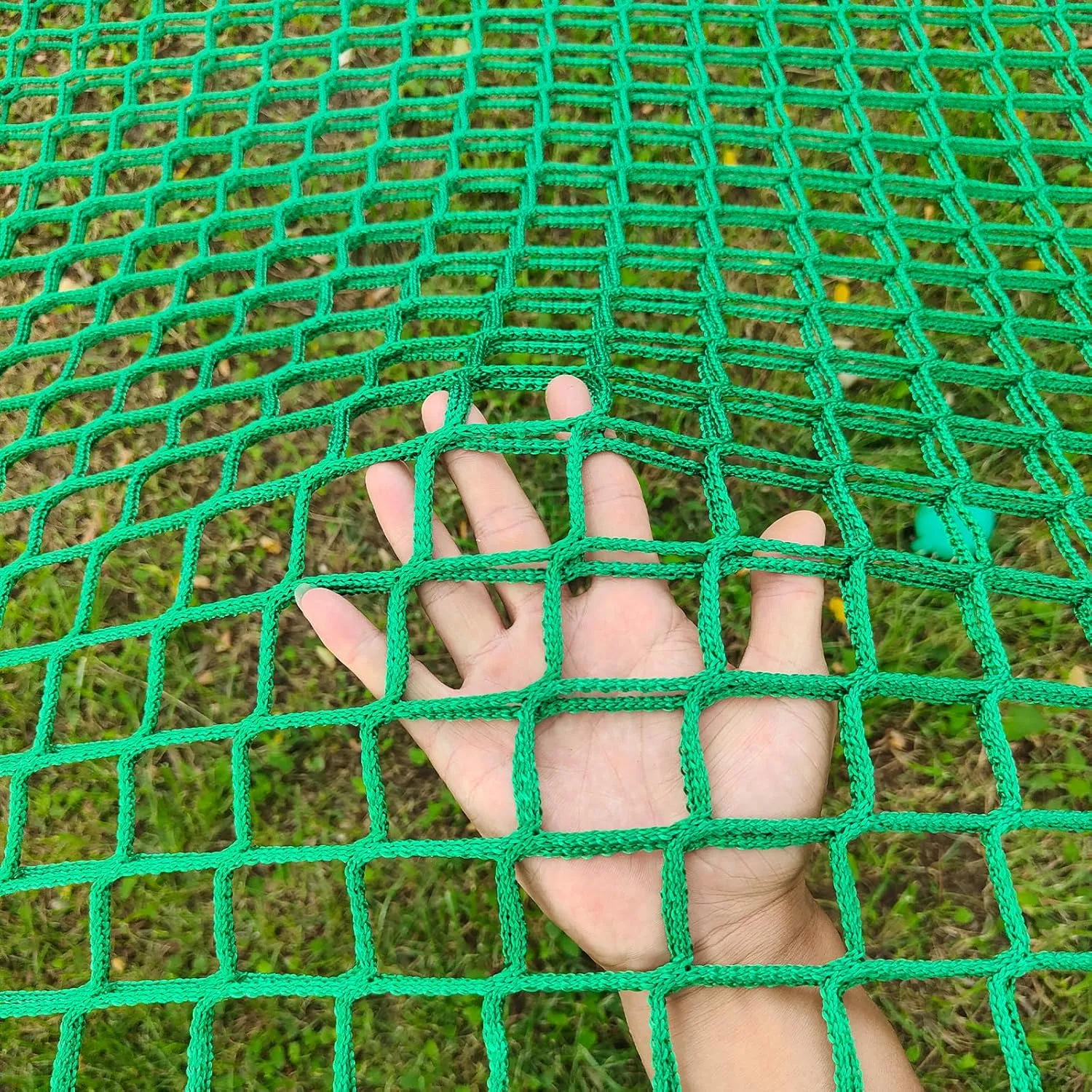 Climbing Net for Kids Double Layers Playground Safety Net Polyester Climbing Cargo Net Rope Bridge Nets for Treehouse Backyard Monkey Bars