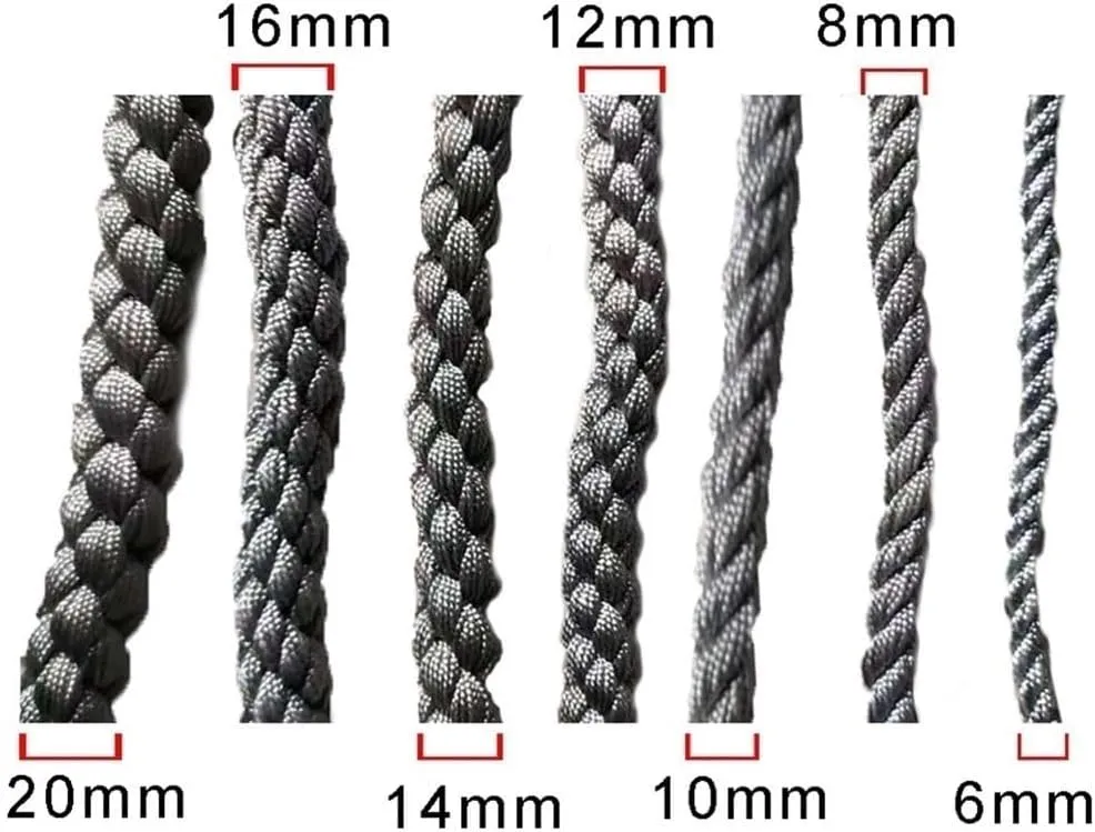 Climbing Net Hammock Swing Safety Climbing Frame Climb Rope Netting Cargo Kids Nets for Kids,Safety Nets Cargo Rope (Color : 6mm-15cm, Size : 1X2m/3.3X6.6ft)