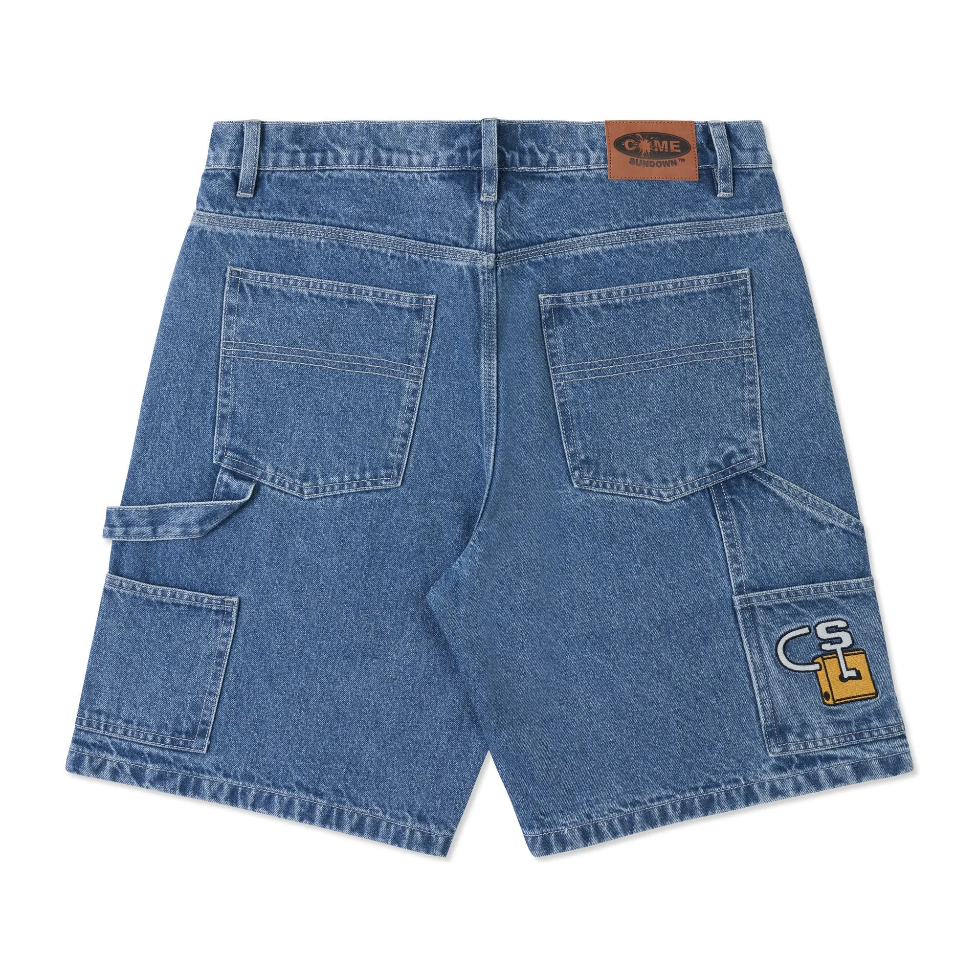 Come Sundown Lock Jean Shorts / Blue