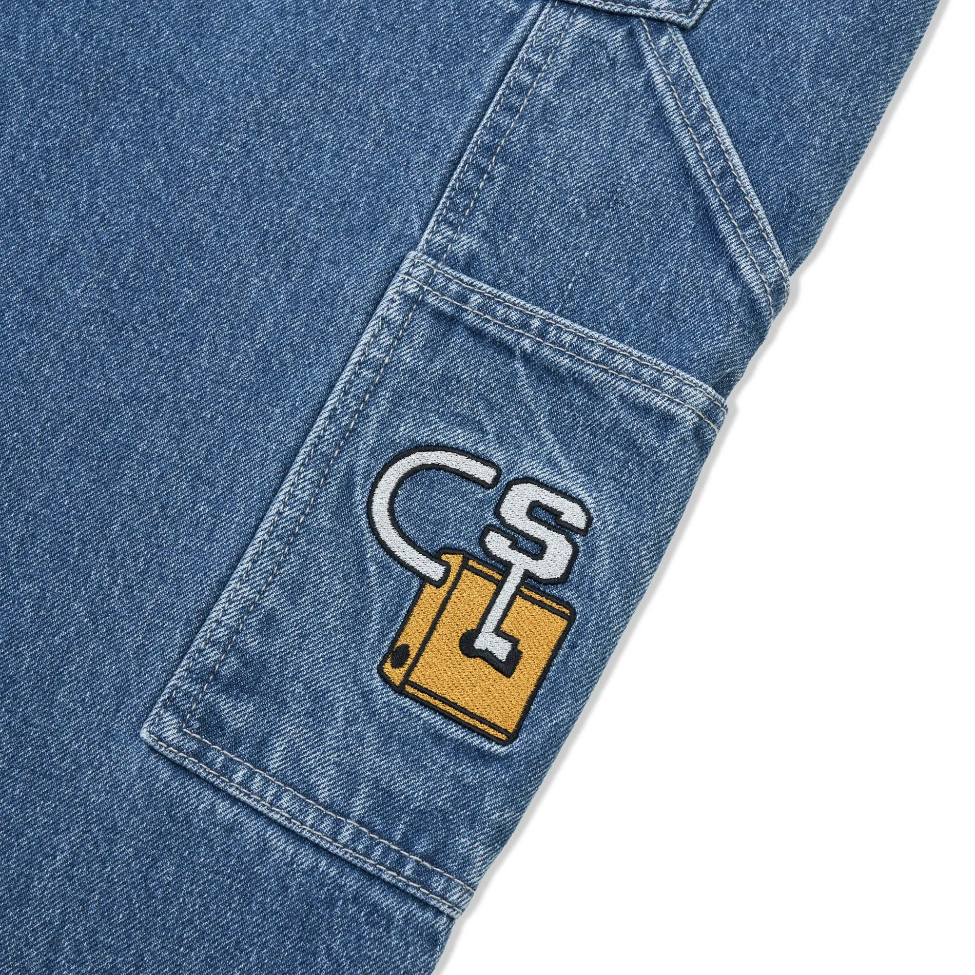 Come Sundown Lock Jean Shorts / Blue