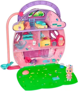 Cry Babies Magic Tears Dreamy's Mega House - 3 Stories, 25  Accessories, Exclusive Doll, Lights and Sounds