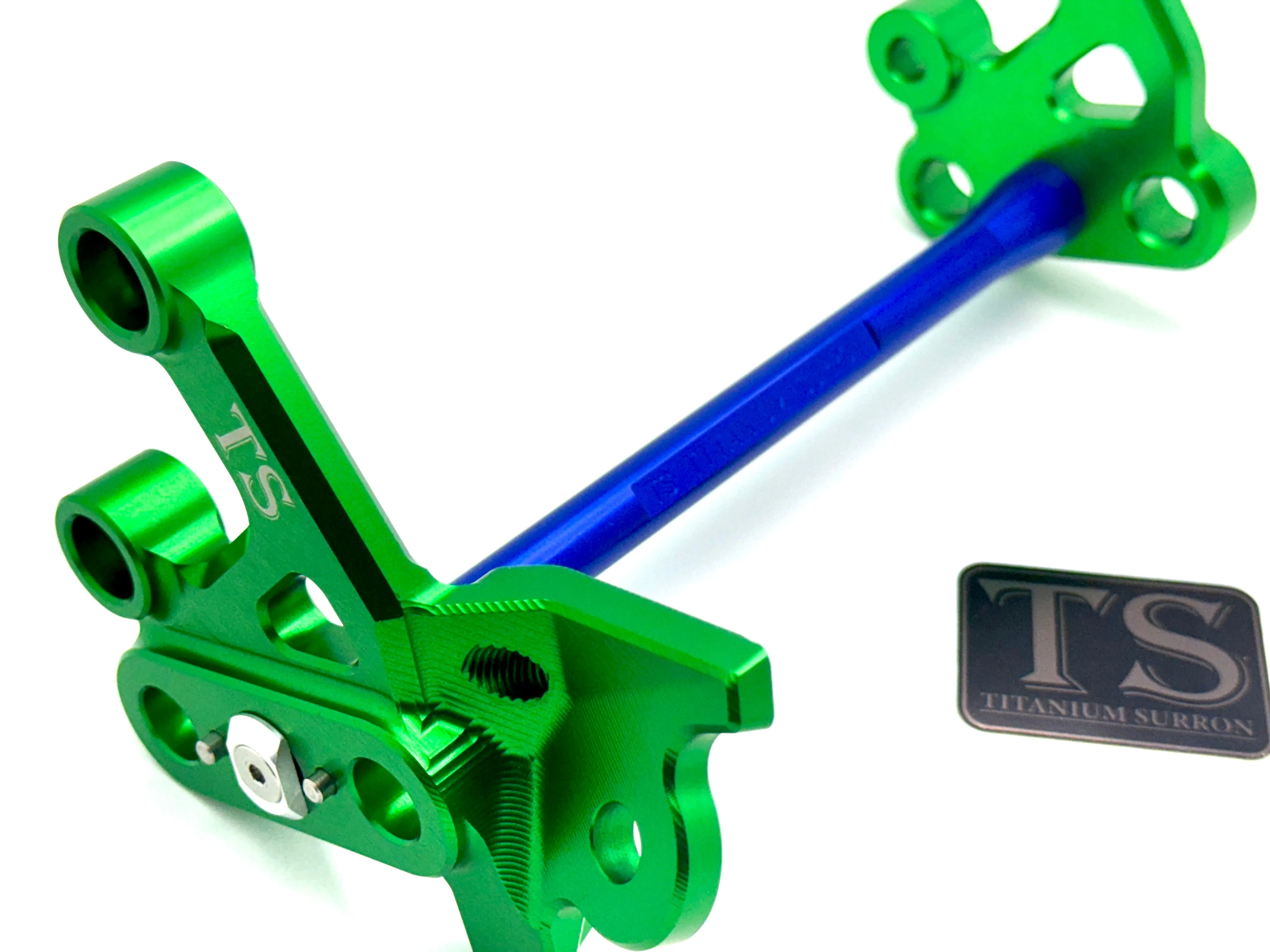 Custom CNC Aluminum Footpeg Bracket Assembly Surron