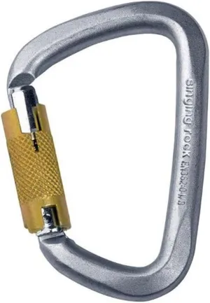 D karabina ocel. TRIPLE LOCK 50kN