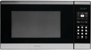 Danby DBMW0925BBS 0.9 cu. ft Countertop Microwave, Black and Stainless Steel