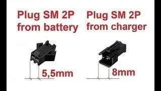 Dealsplant 7.2V / 9.6V Charger SM-2P Plug for NiMH NiCD RC Toy Battery Charging Power Adapter
