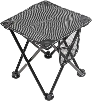 DELURA Camping Chairs,Camping Stool, Folding Samll Chair,Portable Camp Stool for Camping Fishing Hiking Gardening and Beach, Camping Seat with Storage Bag