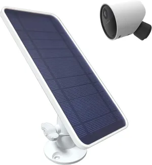 DIANMU Solar Panel Compatible with SimpliSafe Outdoor Security Camera, with 13FT Weatherproof Cable and Aluminum Alloy Adjustable Mount (1 Pack)