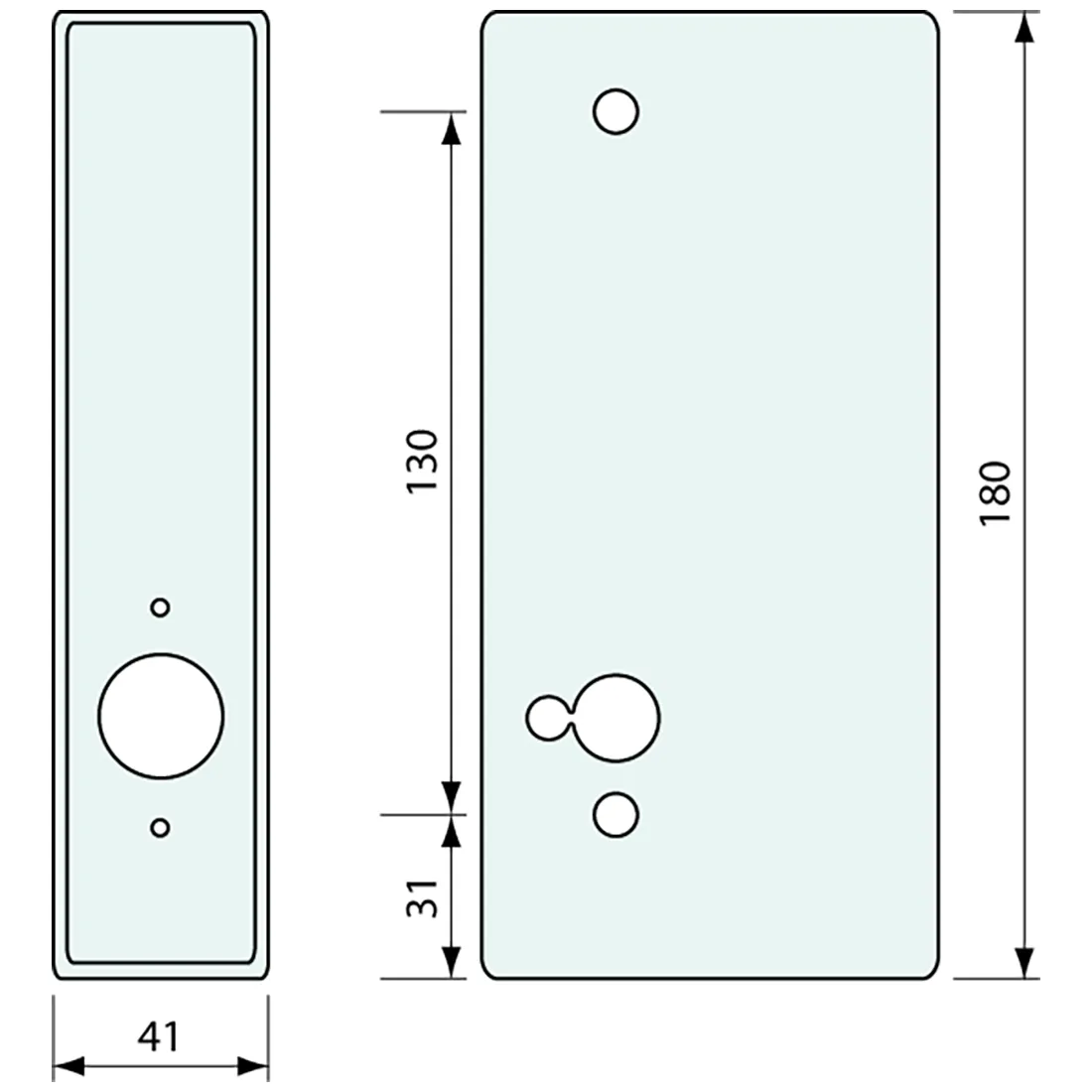 Digital Lock and Weldable Steel Lock Case 40mm