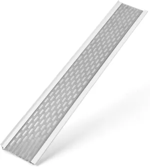 DIY 5”Leaf Protection|100 Feet|Stainless Steel mesh|White Aluminum Gutter Covers|Contractor Grade|Gutter Guard from Manufacturer|Made in The USA