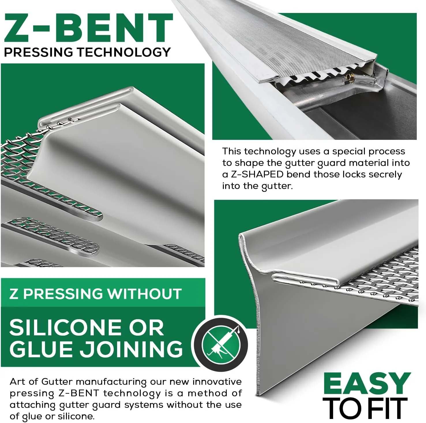 DIY 5”Leaf Protection|100 Feet|Stainless Steel mesh|White Aluminum Gutter Covers|Contractor Grade|Gutter Guard from Manufacturer|Made in The USA