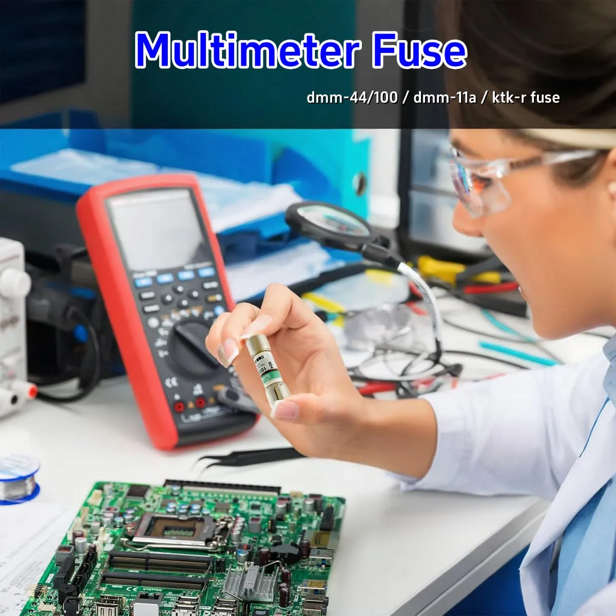 DMM-11A (DMM11) Multimeter Fuse 11 Amp 1000 Volt Replace Fast Acting Fuse (10pcs)