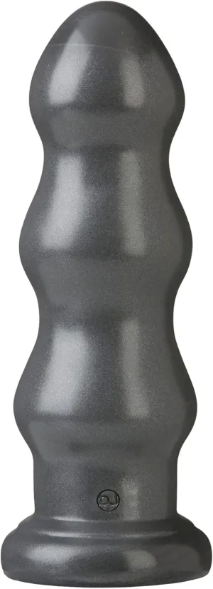 Doc Johnson American Bombshell - B-10 Tango - Vac-U-Lock Compatible Dildo - for Adults Only, Gunmetal Grey