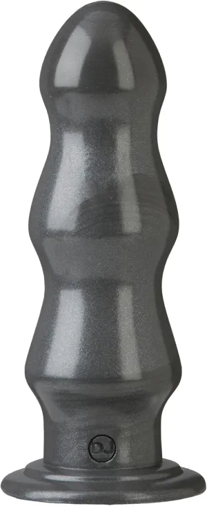 Doc Johnson American Bombshell - B-7 Tango - Vac-U-Lock Compatible Dildo - for Adults Only, Gunmetal Grey
