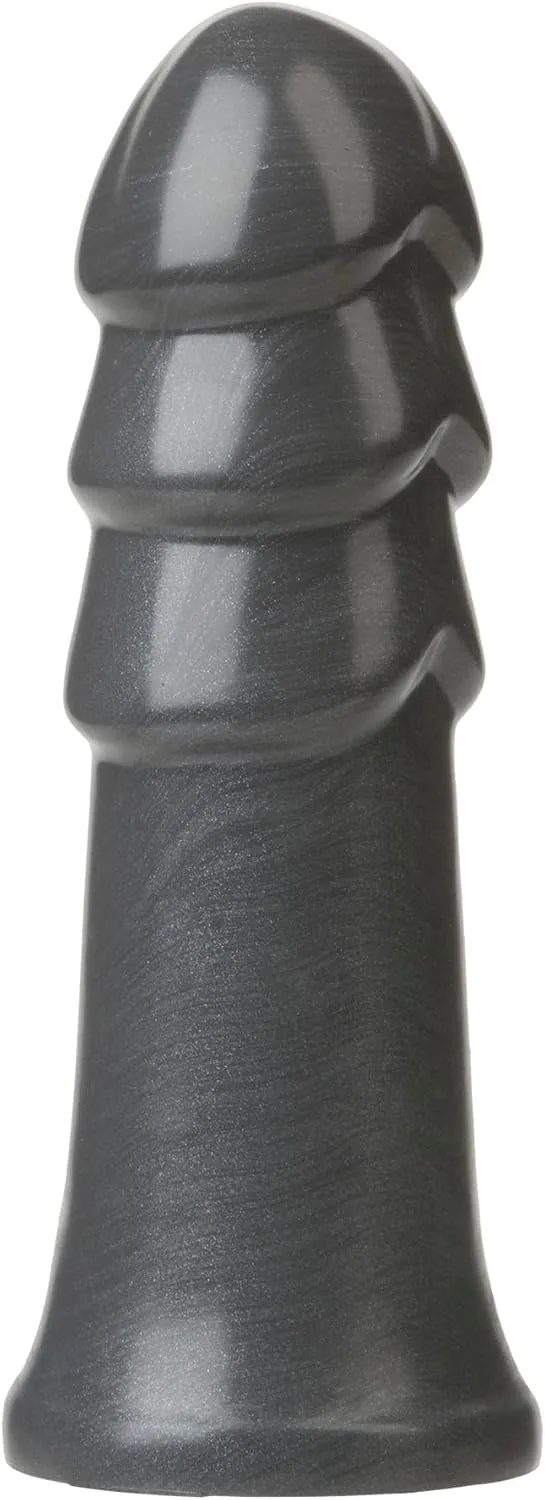 Doc Johnson American Bombshell - B-7 Warhead - Vac-U-Lock Compatible Dildo - for Adults Only, Gunmetal Grey