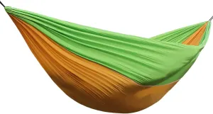 Double Camping Hammock for 1 2 People with Tree Straps, Lightweight Portable 210T Parachute Nylon Hammock for Hiking, Traveling, Backpacking and Backyard,C,250x140cm