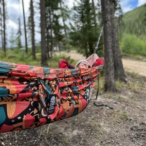Double Hammock & Straps | Midnight Mushroom