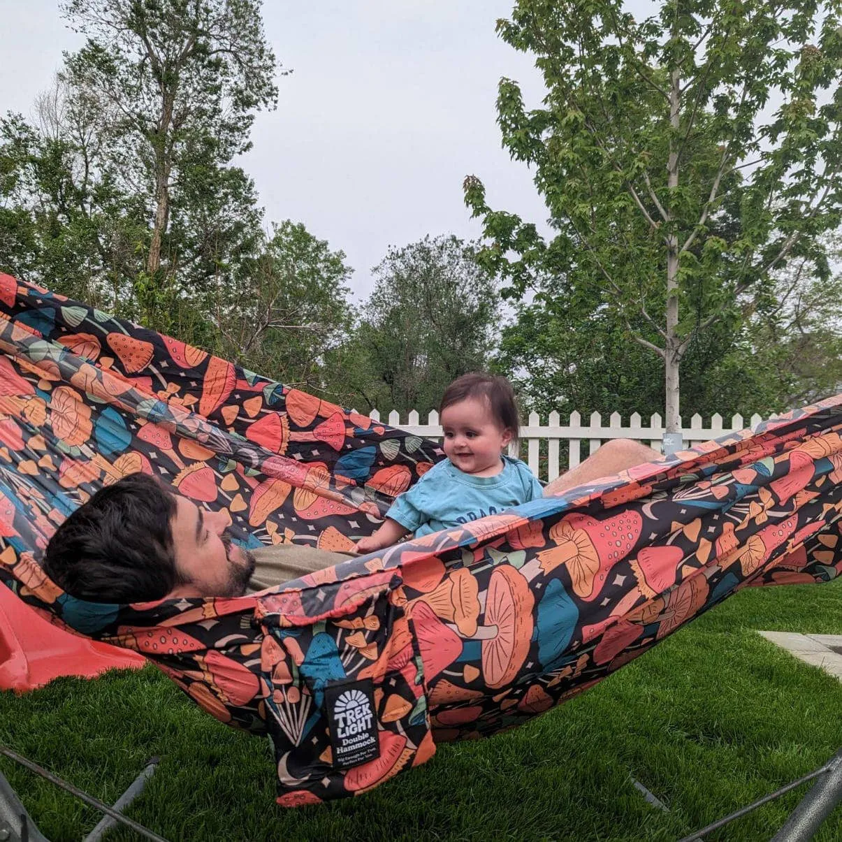 Double Hammock & Straps | Midnight Mushroom