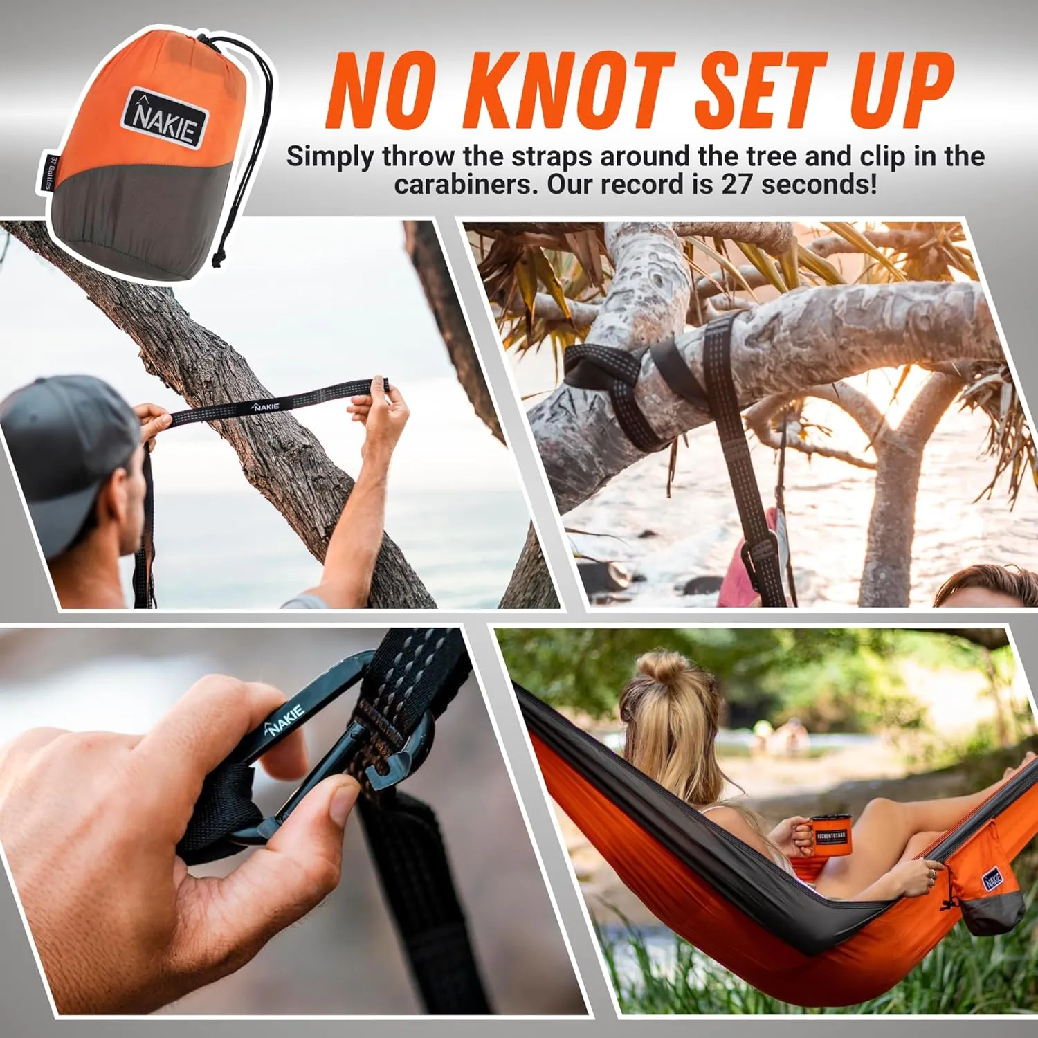 Double Hammock (Sunburnt Orange)