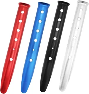 Drill Tent Stakes 4pcs Tent Ground Pegs Heavy Duty Metal Stakes for Ground