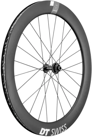DT Swiss ARC1400 DiCut Front Wheel - 62mm, 700c, 12 x 100mm, Centerlock, Black