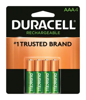 Duracell NiMH AAA 1.2 V 850 Ah Rechargeable Battery DCNLAAA4BCD 4 pk