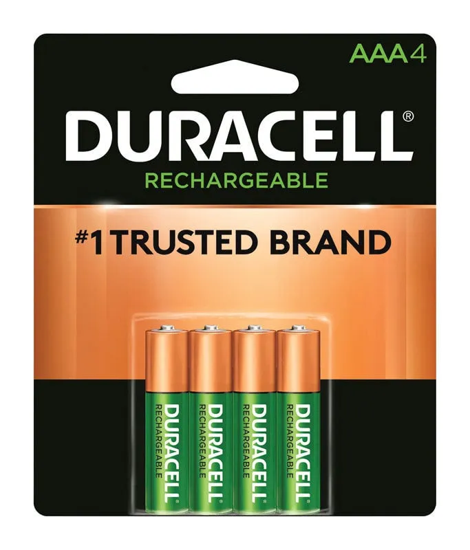 Duracell NiMH AAA 1.2 V 850 Ah Rechargeable Battery DCNLAAA4BCD 4 pk