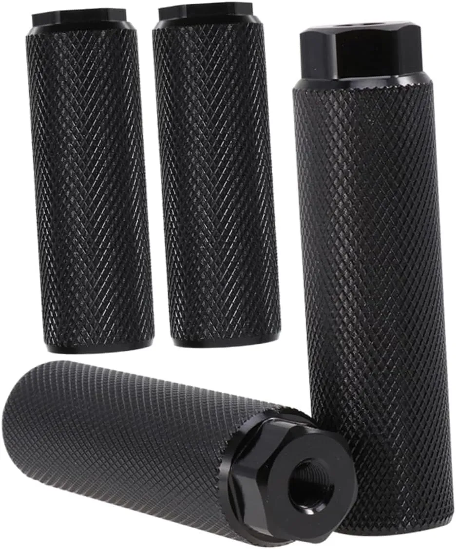 E-Bike u Slot Rear Pedals Aluminum Alloy Bike Pegs for Universal Cycle Foot Pegs