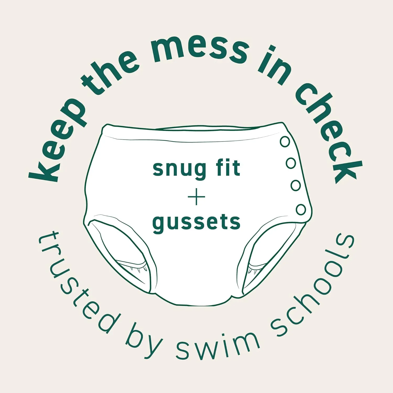 Eco Snap Diaper with Gussets