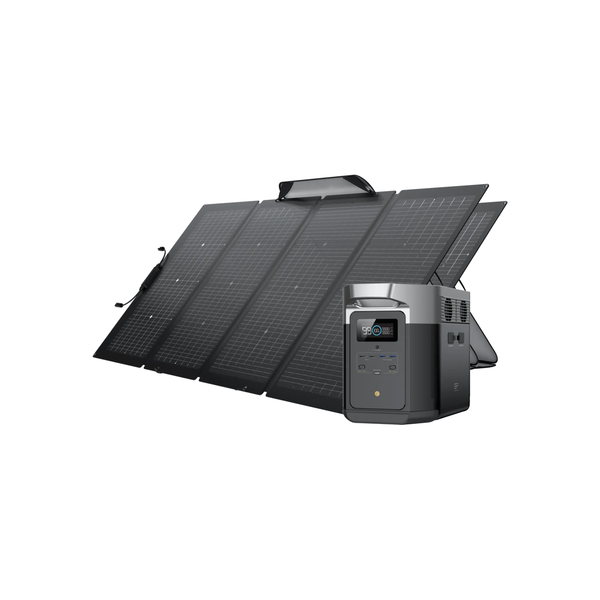 EcoFlow DELTA Max   220W Portable Solar Panel | High Capacity Power   Eco-Friendly Solar Charging