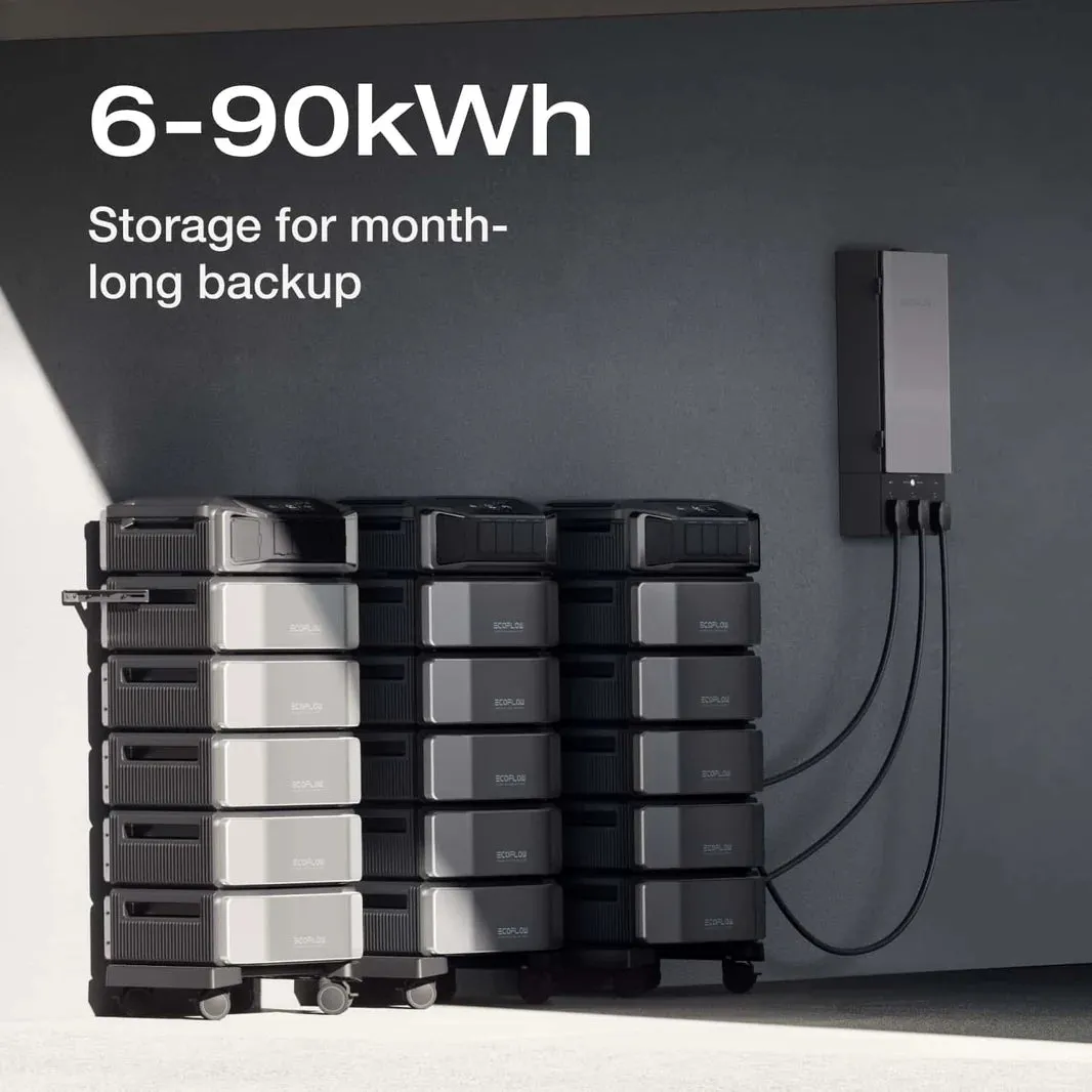 EcoFlow DELTA Pro Ultra 7.2kW Output   12 kWh Storage (x2 Batteries)