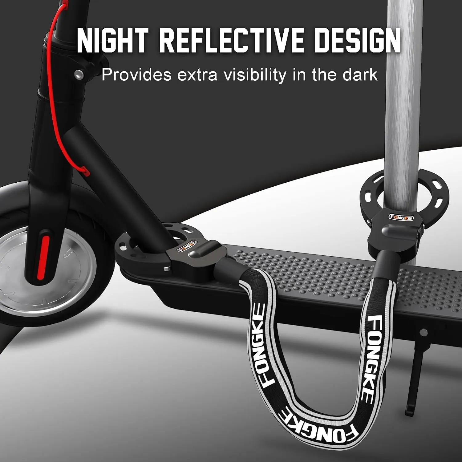 Electric Scooter Locks Anti Theft, Scooter Lock with Key, Bike Locks Heavy Duty, Security Chain for E Scooter Segway Ninebot, Xiaomi, NIU and Other Electric Scooters…