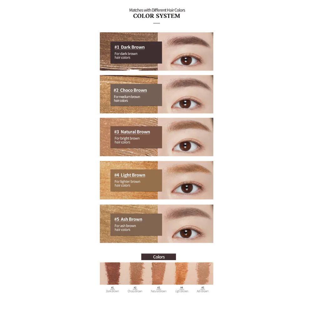 Etude House Drawing Eyes Colouring Browcara (5 TYPES)