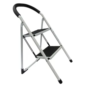 Exclusive sale Steel) Double Step 150KG Stool Step Folding Exceptional (2 Kitchen Ladder Platform