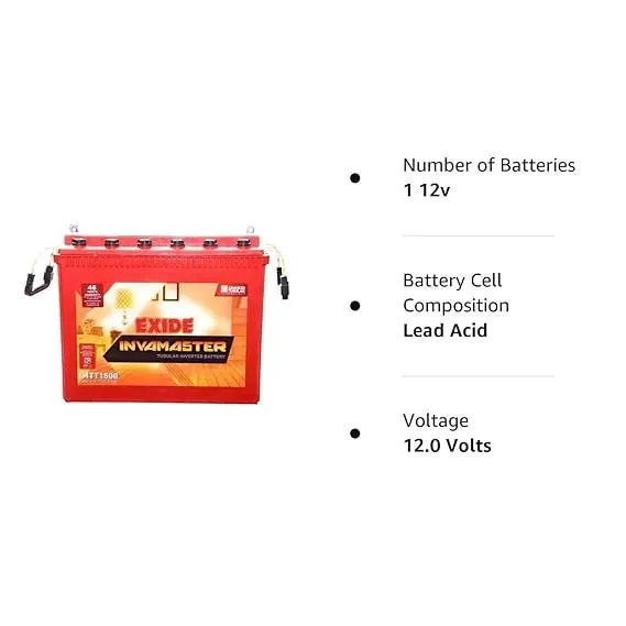 Exide inverter battery 150ah imtt1500