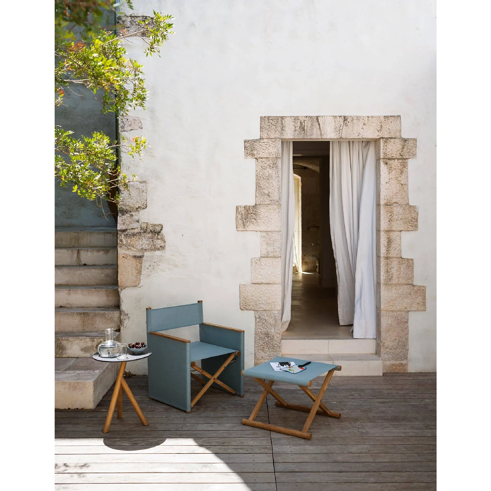 Fabric Seat Folding Outdoor Stool | Roda Orson