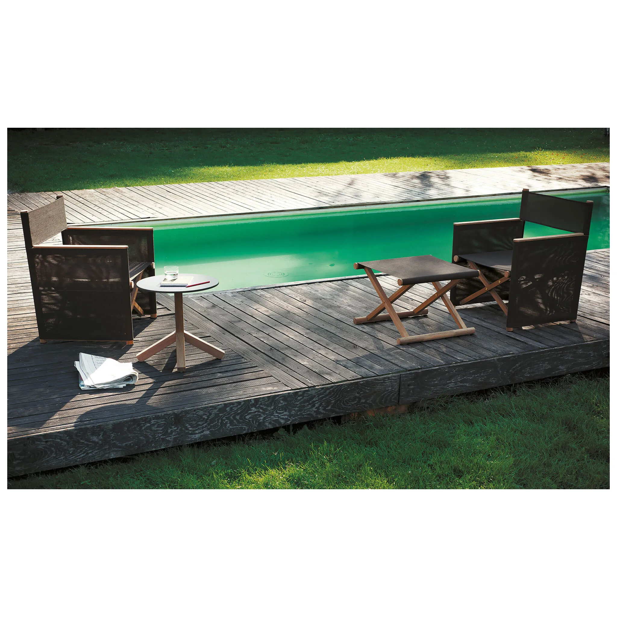 Fabric Seat Folding Outdoor Stool | Roda Orson