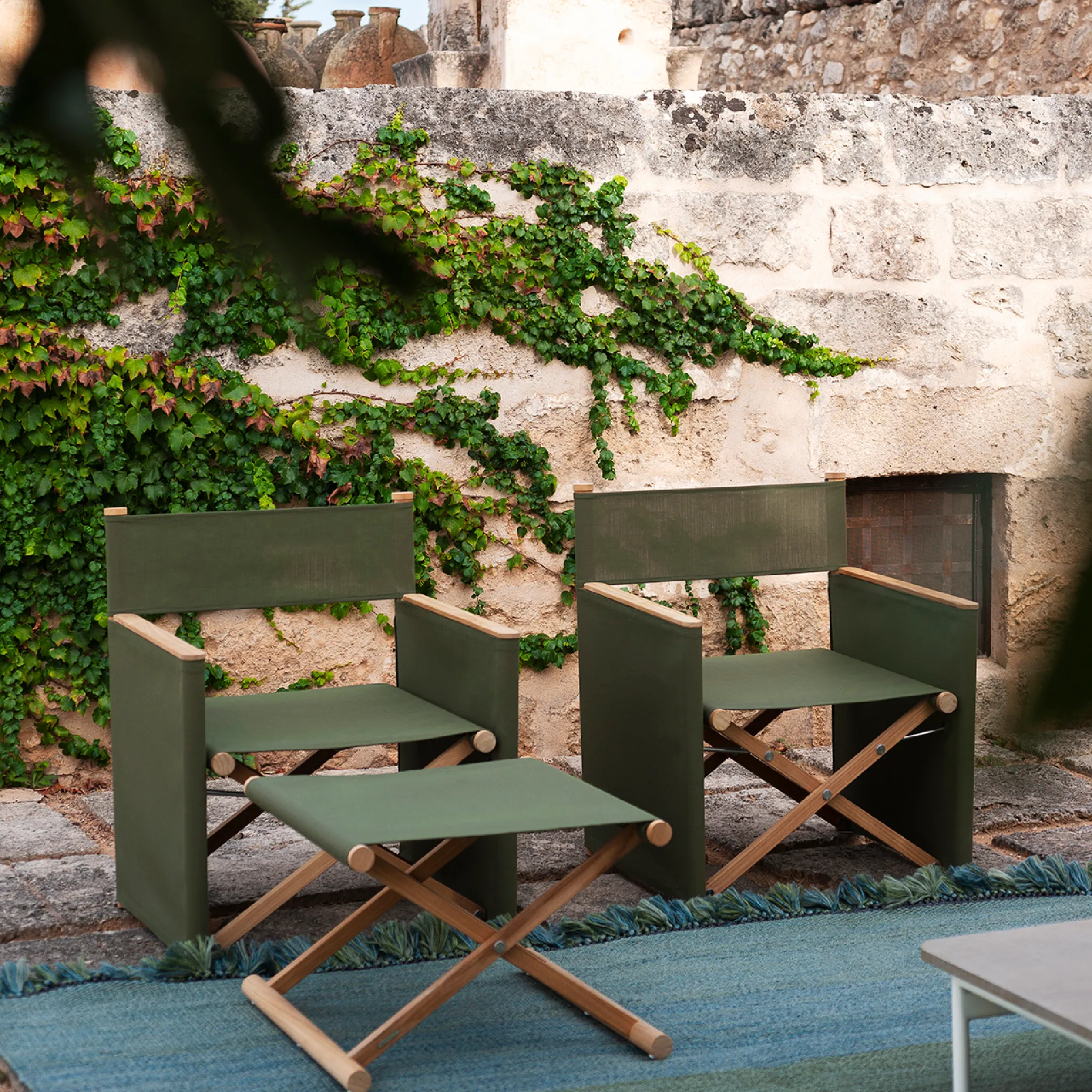 Fabric Seat Folding Outdoor Stool | Roda Orson