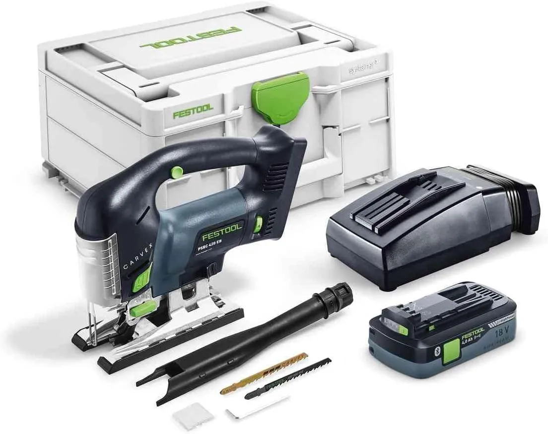 Festool 576535 Cordless Jigsaw CARVEX PSBC 420 HPC 18V 4.0 Ah EBI-Plus