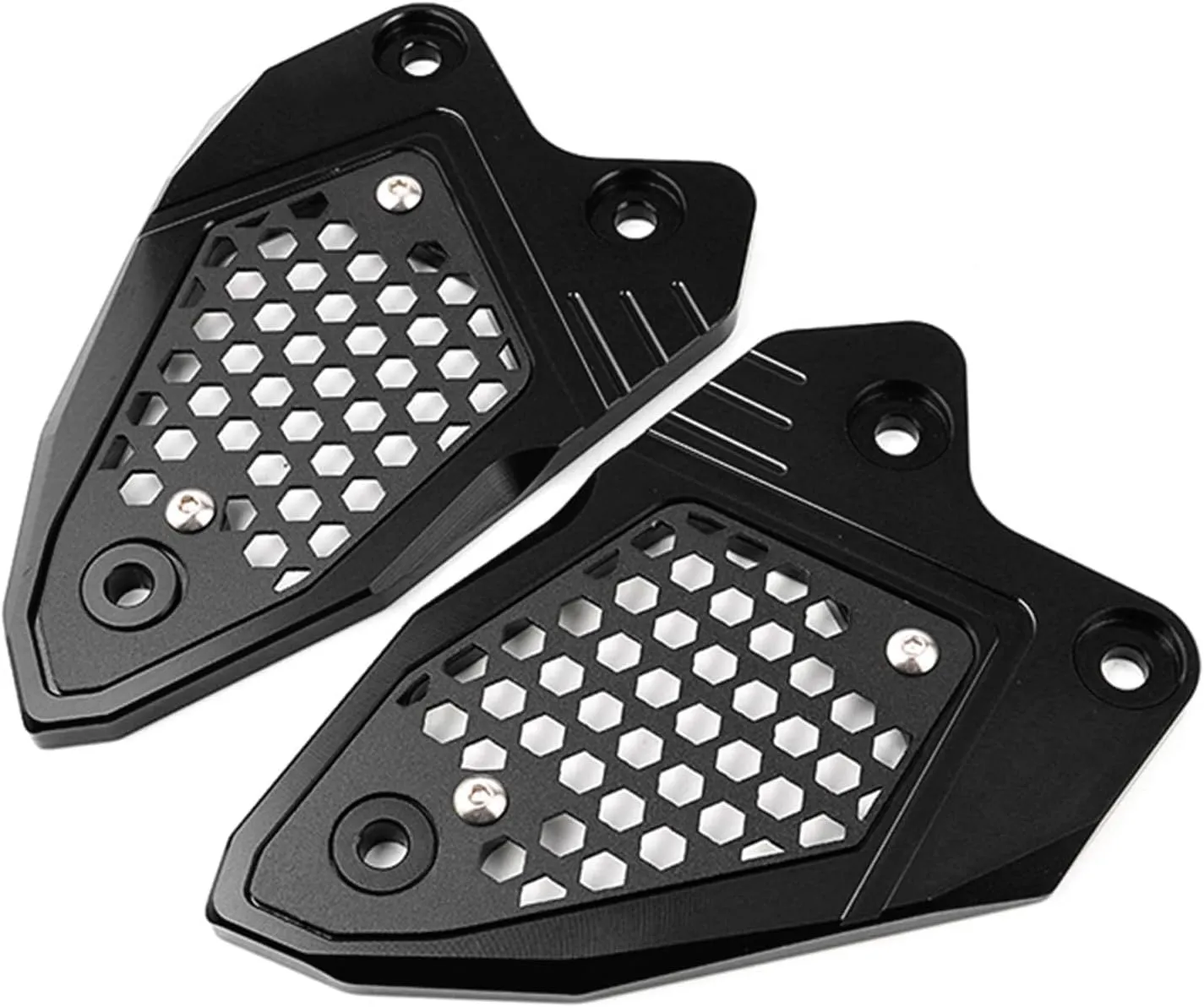 Fit For KAWASAKI Z900 Z 900 Z900SE 2017-2023 2024 CNC Aluminum Motorcycle Foot Peg Protector Heel Guard Footrest Rear Set Heel Plates Guard Protector (Black)